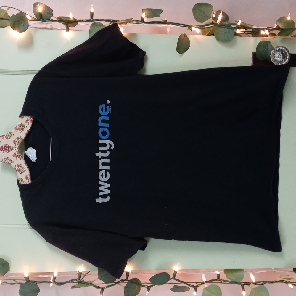 Women's Twenty One Pilots black blue T-shirt 👕 Medium